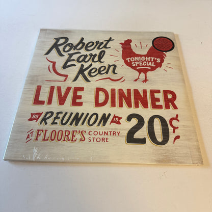 Robert Earl Keen Live Dinner Reunion New Vinyl LP M\M