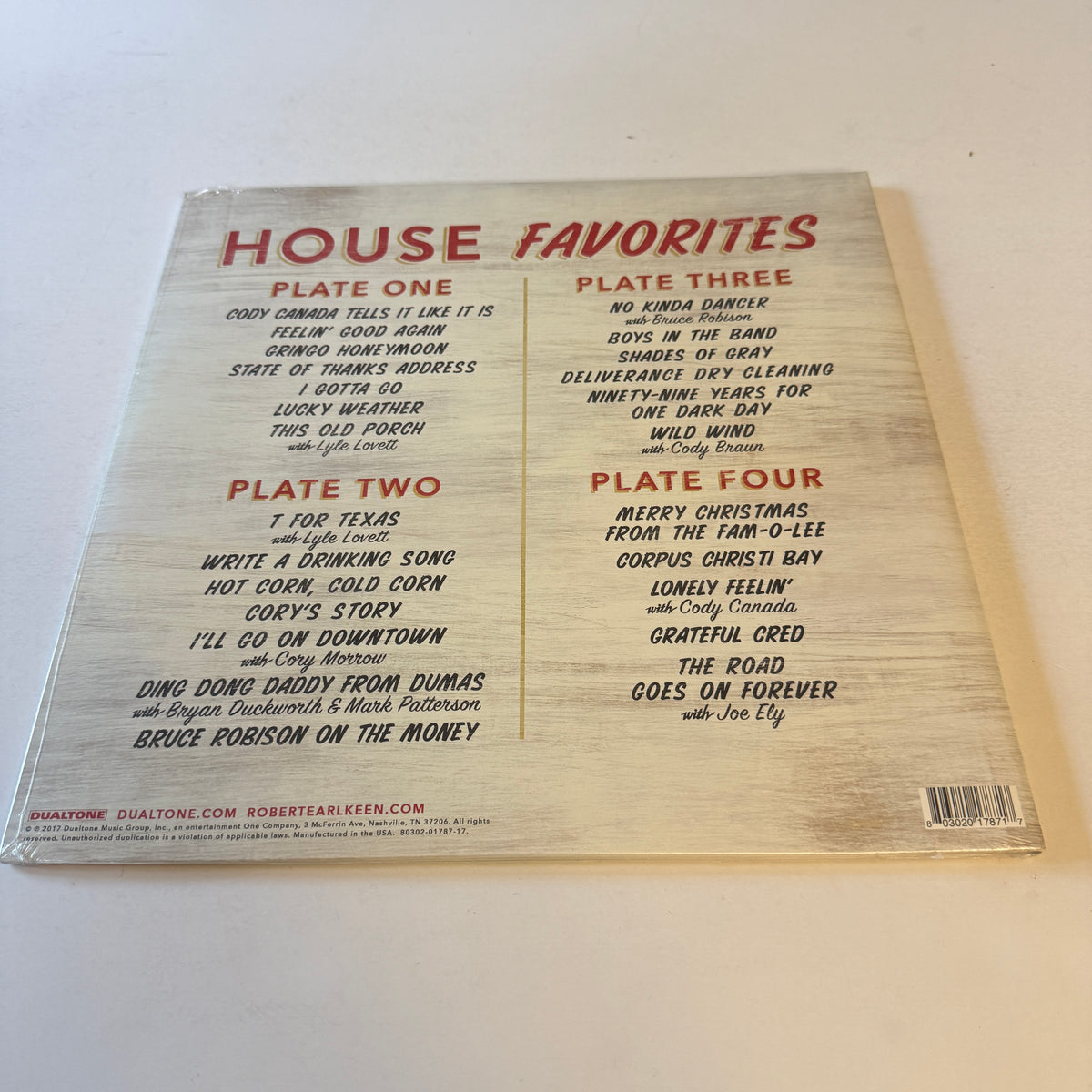 Robert Earl Keen Live Dinner Reunion New Vinyl LP M\M