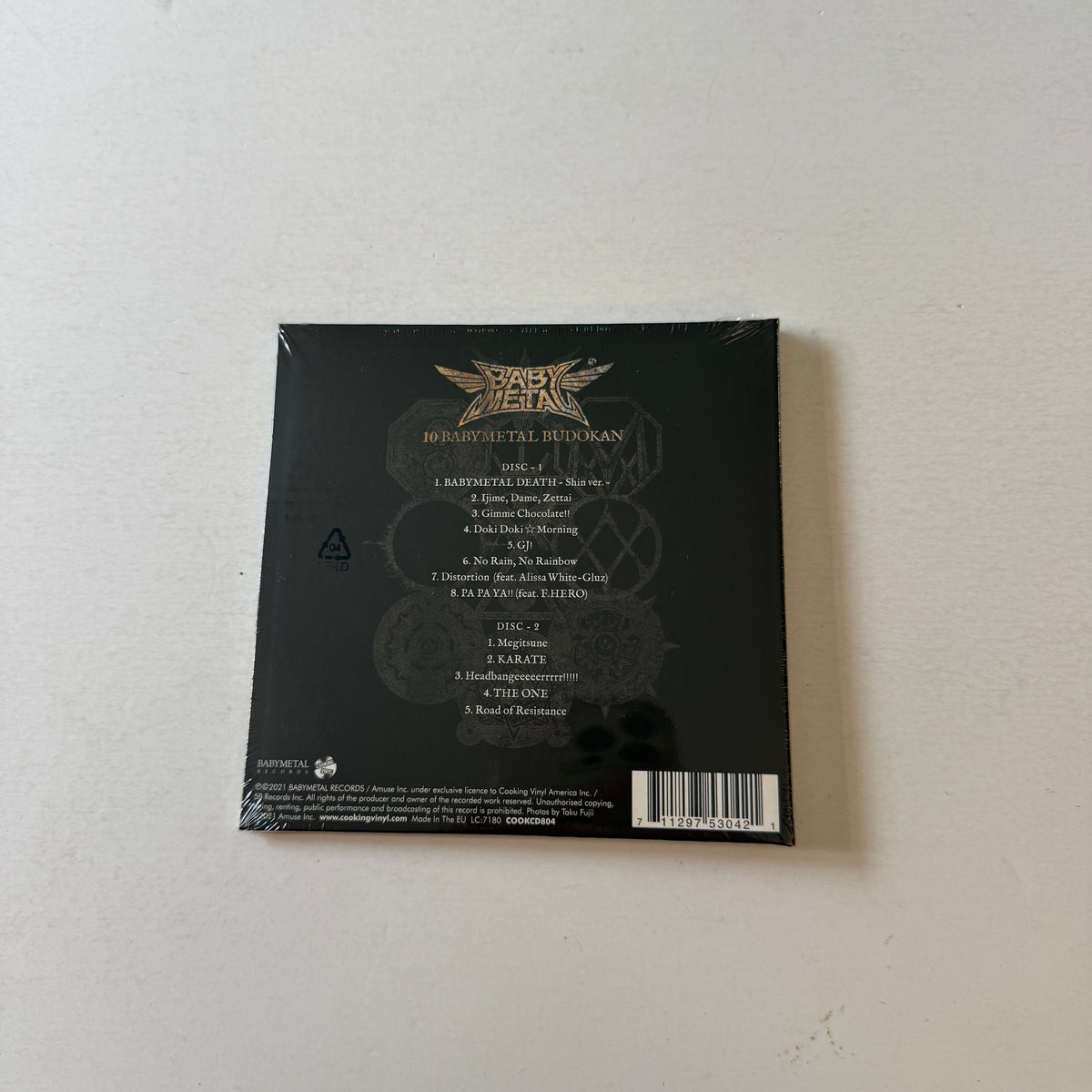 Babymetal 10 Babymetal Budokan New Digipak Sealed 2CD M\M