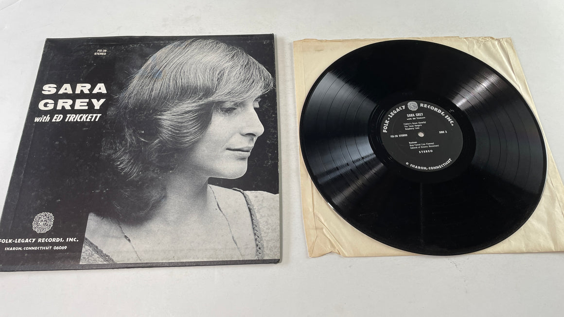 Sara Grey With Ed Trickett Used Vinyl LP VG+ Folk-Legacy Records – FSI-38