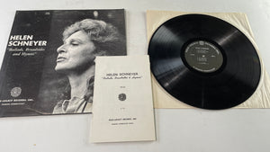Helen Schneyer – Ballads, Broadsides And Hymns Used Vinyl LP w\Booklet VG+