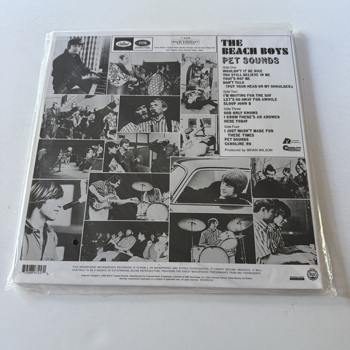 The Beach Boys Pet Sounds New 45RPM Vinyl 2LP M\M