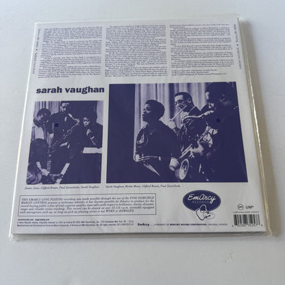 Sarah Vaughan Sarah Vaughan New Vinyl LP M\M