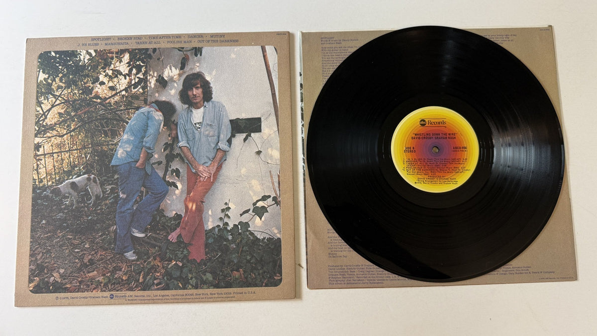 Crosby & Nash Whistling Down The Wire Used Vinyl LP VG+\VG+