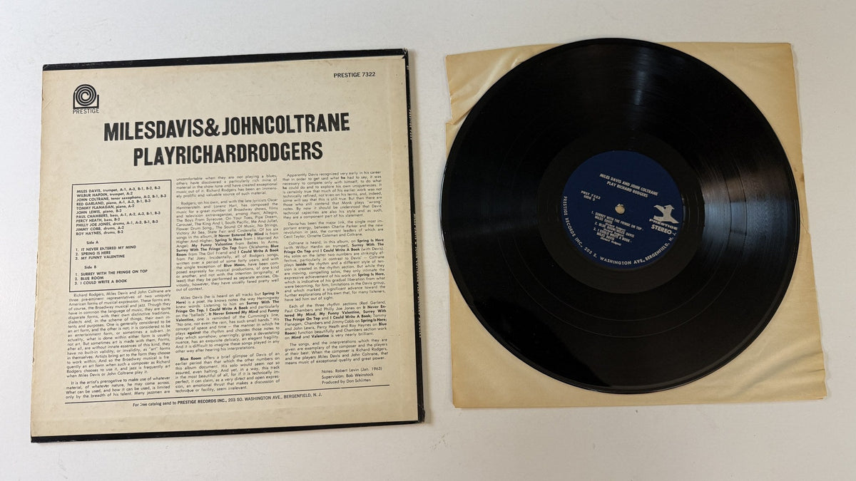 Miles Davis Play Richard Rodgers Used Vinyl LP VG+\VG