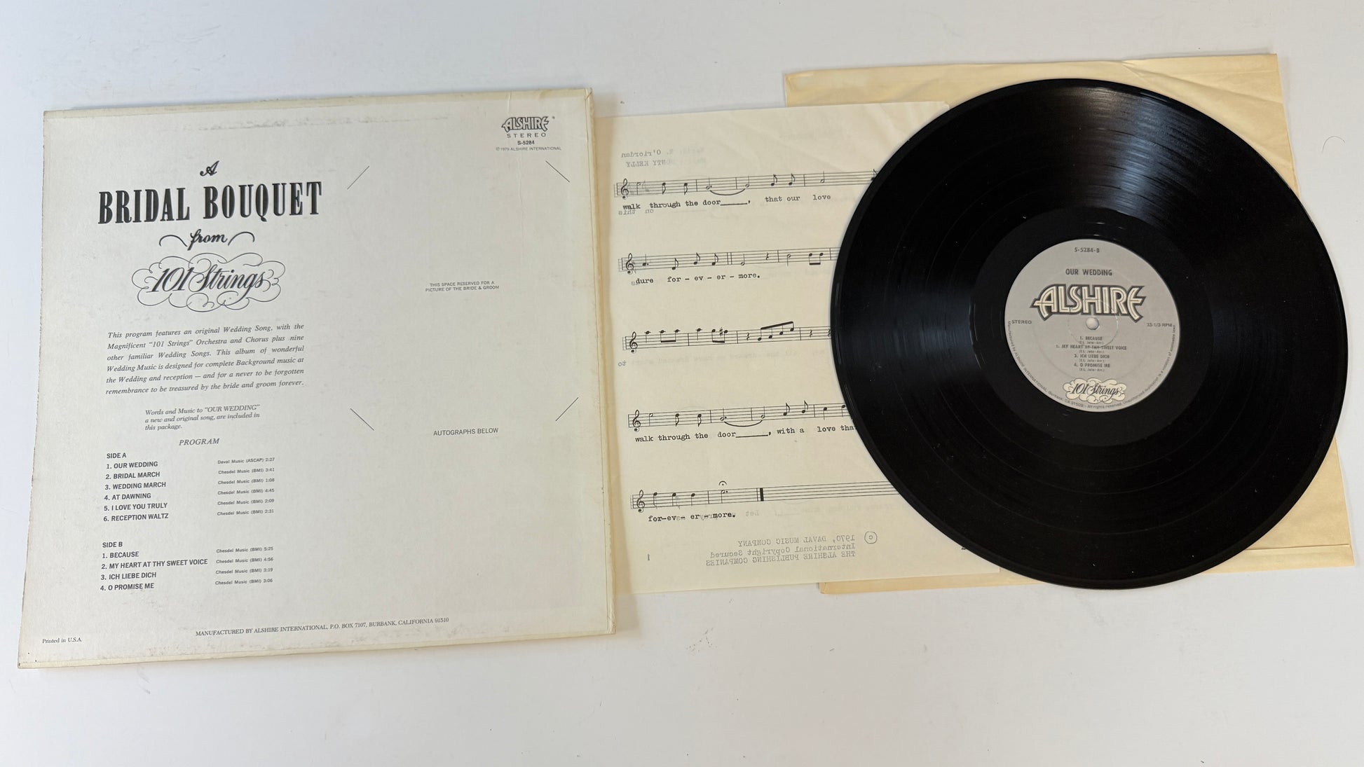 101 Strings A Bridal Bouquet From 101 Strings Used Vinyl LP VG+\VG