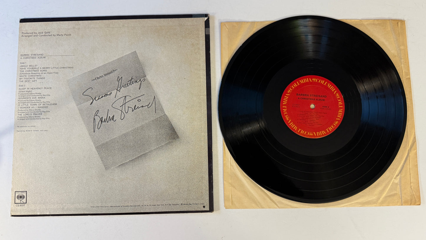 Barbra Streisand A Christmas Album Used Vinyl LP VG+\VG