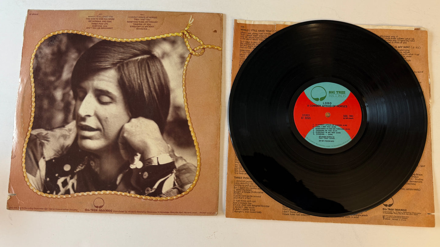 Lobo A Cowboy Afraid Of Horses Used Vinyl LP VG\VG