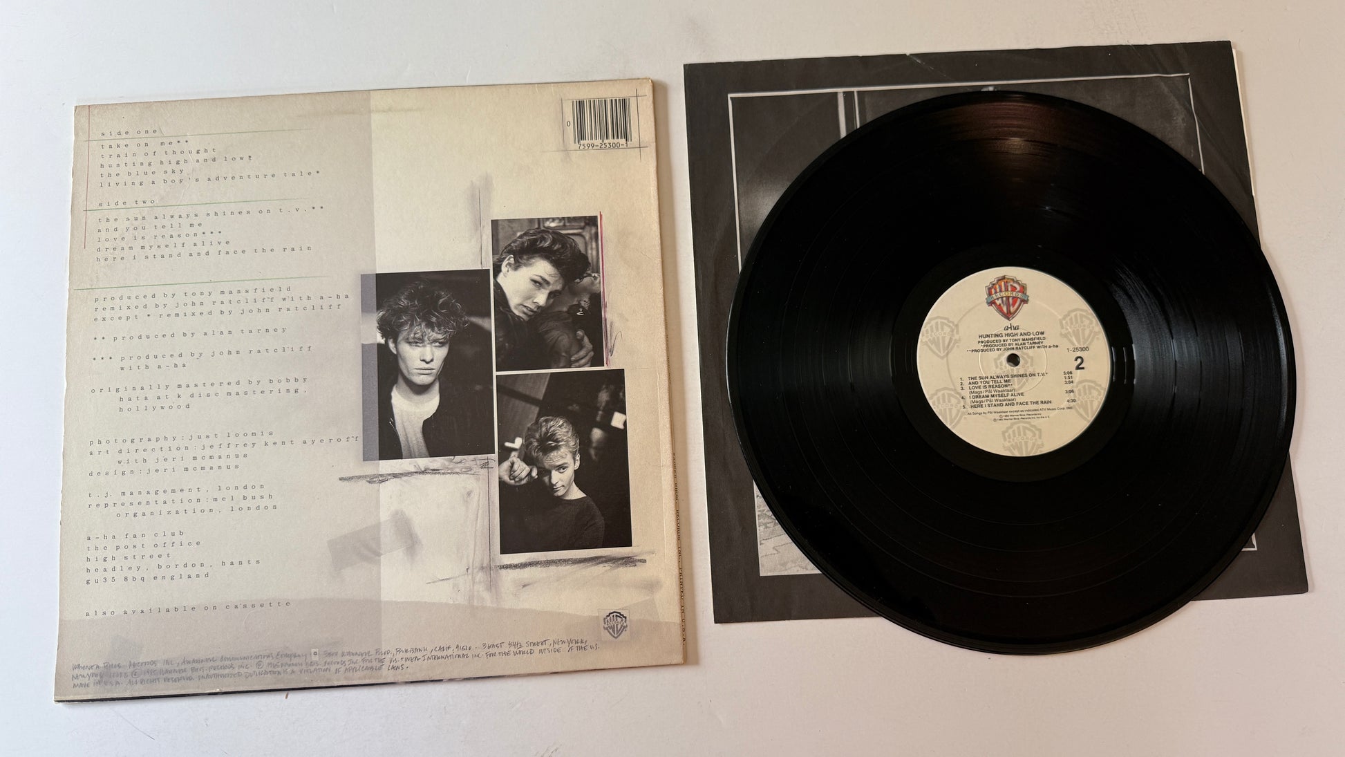 a-ha a-ha Used Vinyl LP VG+\VG