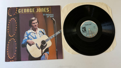 George Jones A Helping Of Hits Used Vinyl LP VG+\VG+