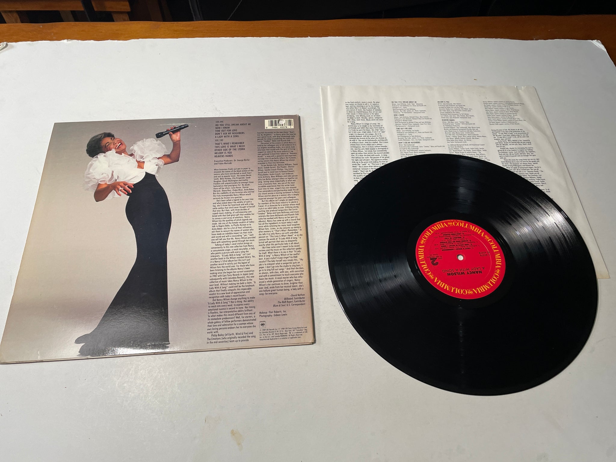 Song　Slow　With　Turnin　A　Used　Nancy　Vinyl　LP　A　Wilson　Vinyl　Lady　VG+\VG
