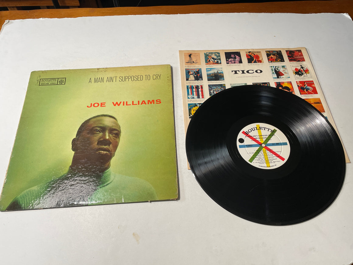 Joe Williams A Man Ain't Supposed To Cry Used Vinyl LP VG+\VG