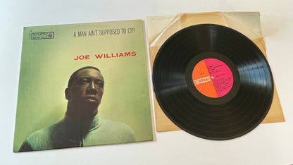 Joe Williams A Man Ain't Supposed To Cry Used Vinyl LP VG+\VG+