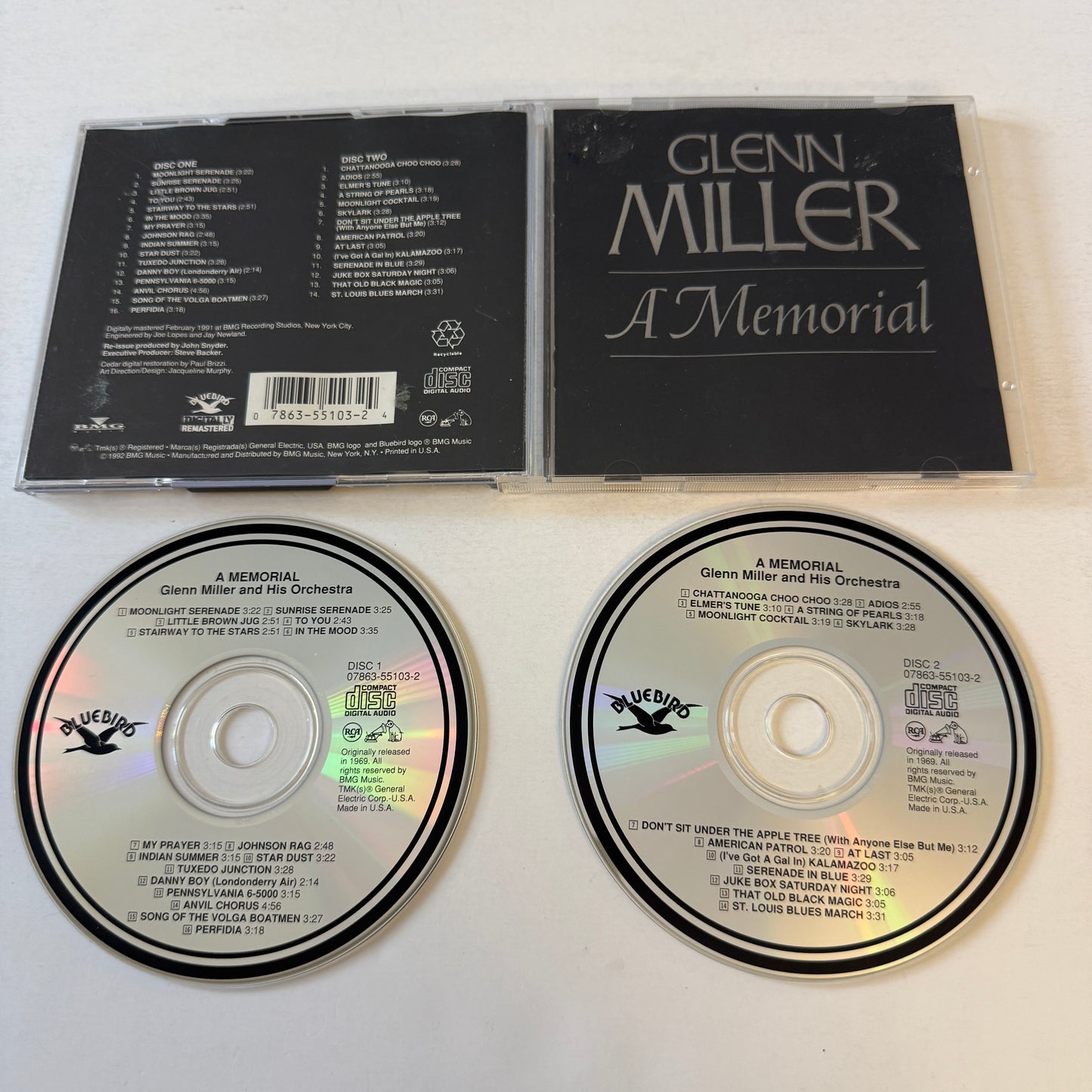 Glenn Miller And His Orchestra A Memorial Used 2CD VG+\VG