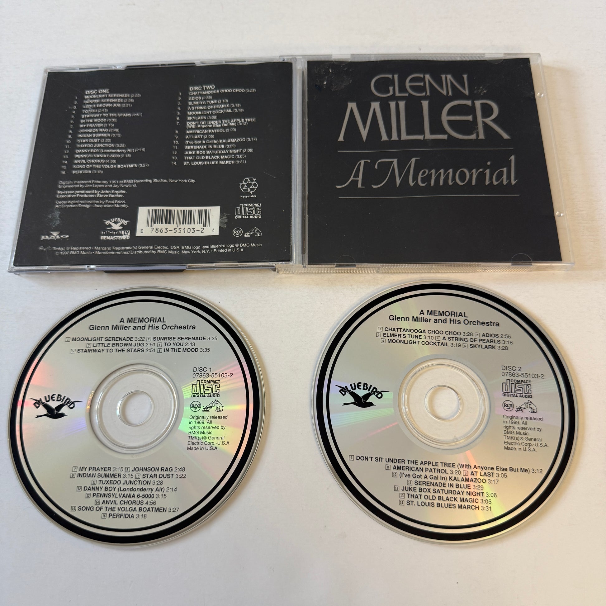 Glenn Miller And His Orchestra A Memorial Used 2CD VG+\VG