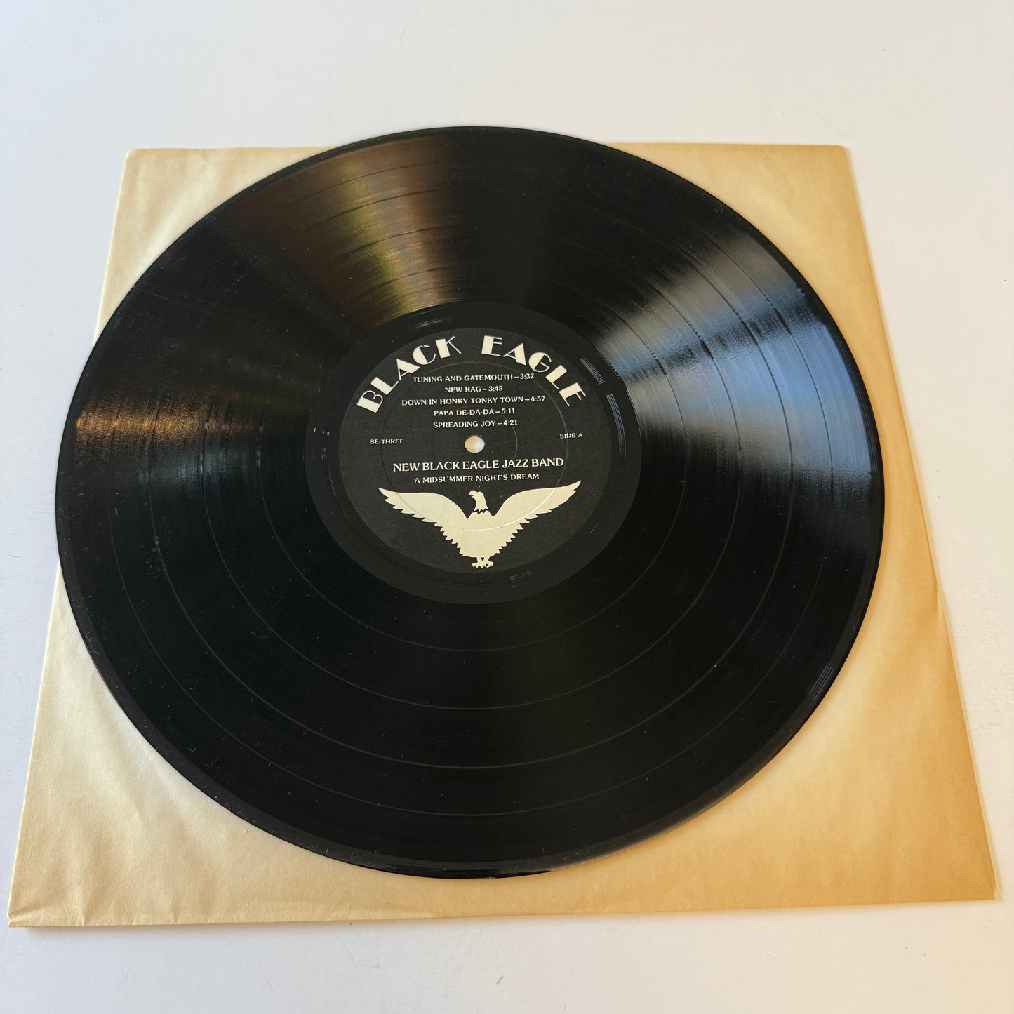 The New Black Eagle Jazz Band A Midsummer Night's Dream Used Vinyl LP VG+\VG