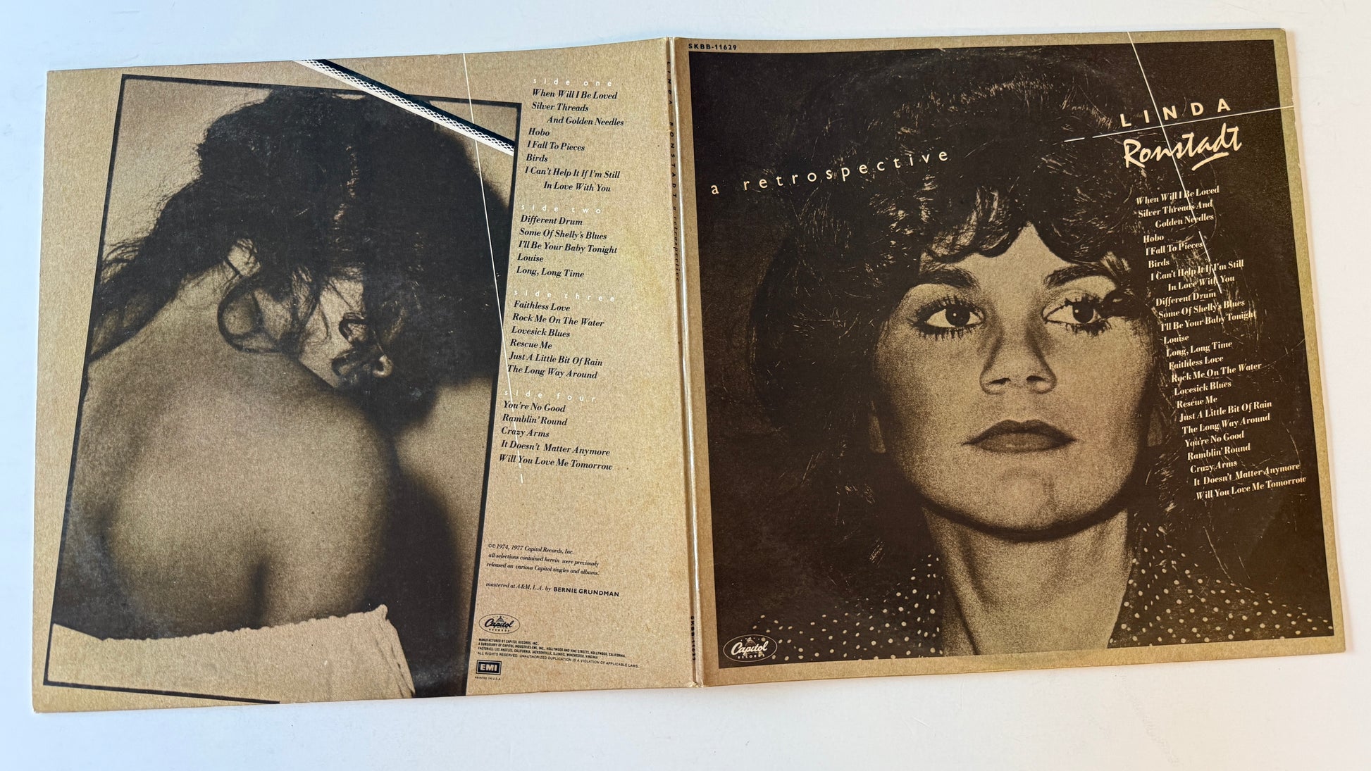 Linda Ronstadt A Retrospective Used Vinyl 2LP VG+\VG+
