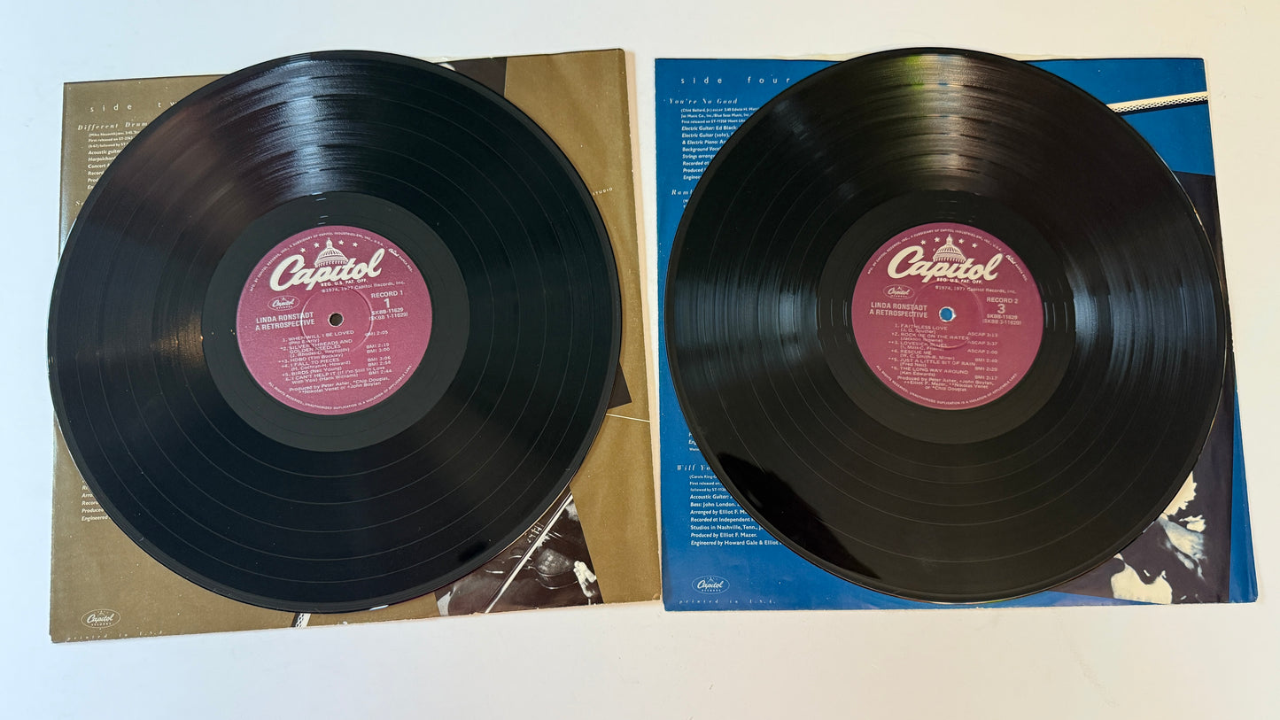 Linda Ronstadt A Retrospective Used Vinyl 2LP VG+\VG