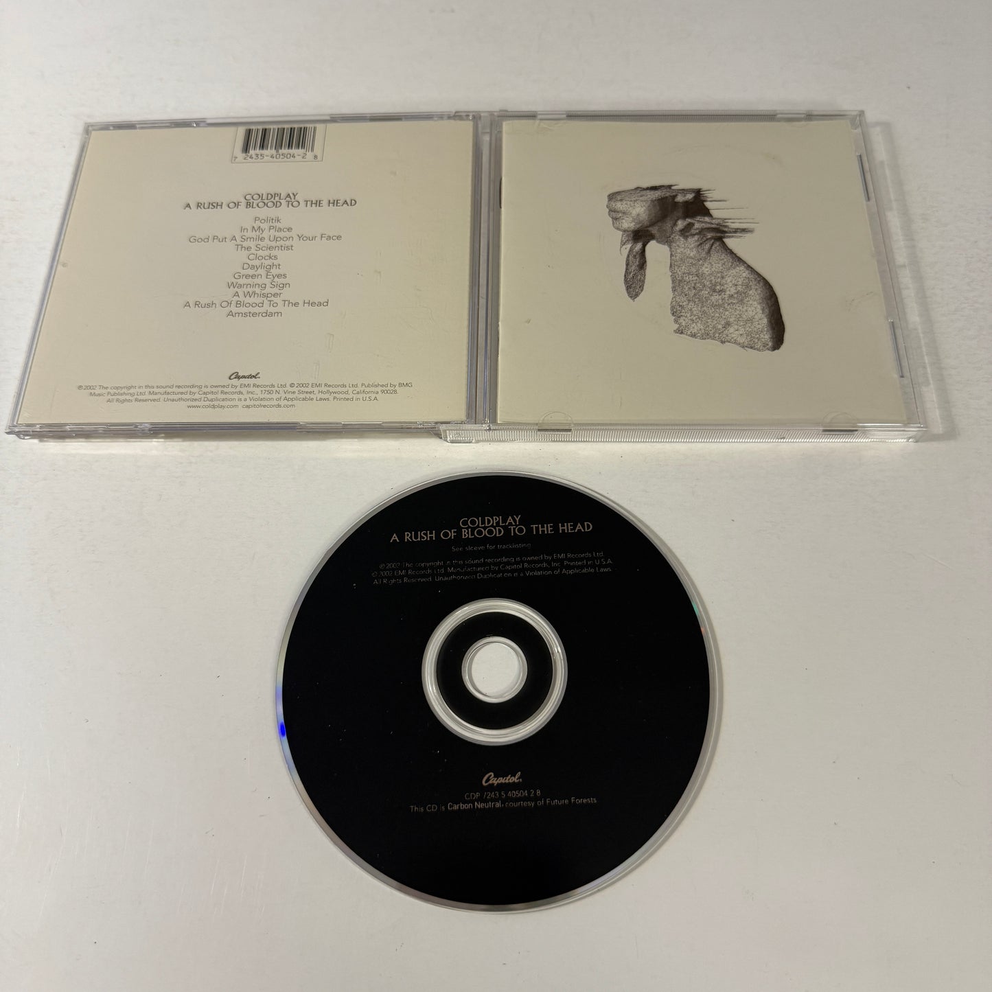 Coldplay A Rush Of Blood To The Head Used CD VG+\VG+