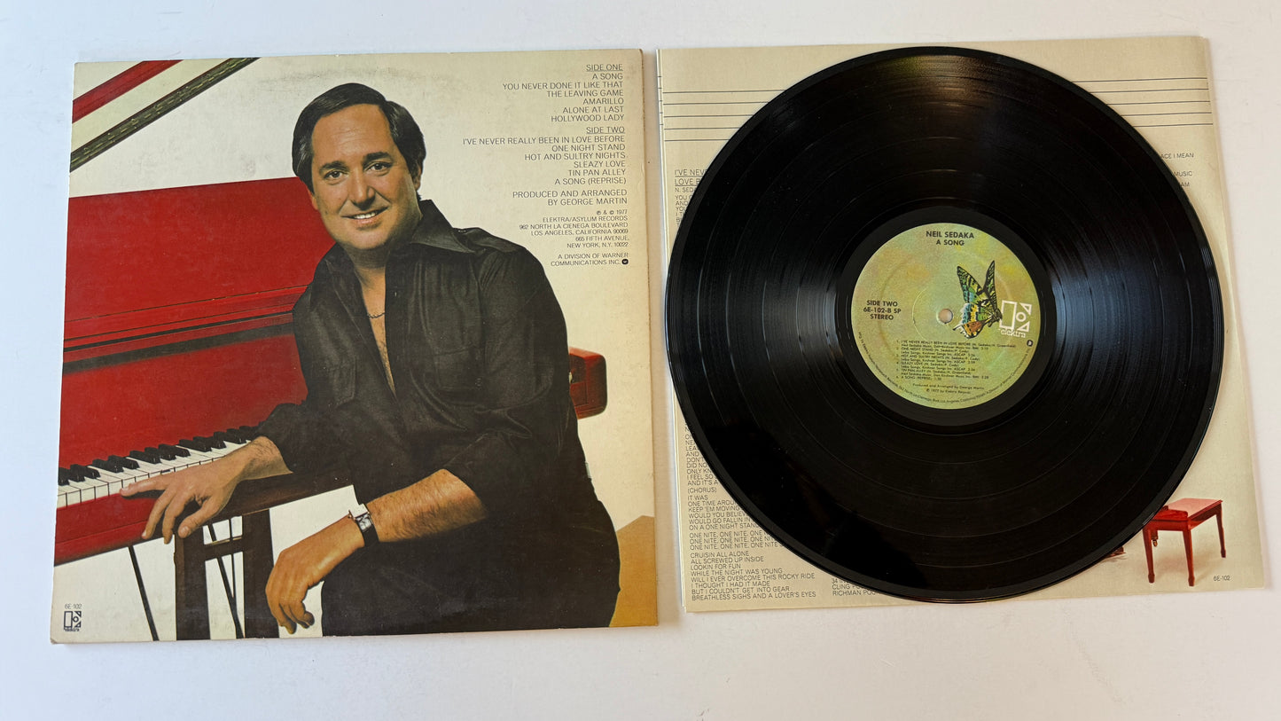 Neil Sedaka A Song Used Vinyl LP VG+\VG+