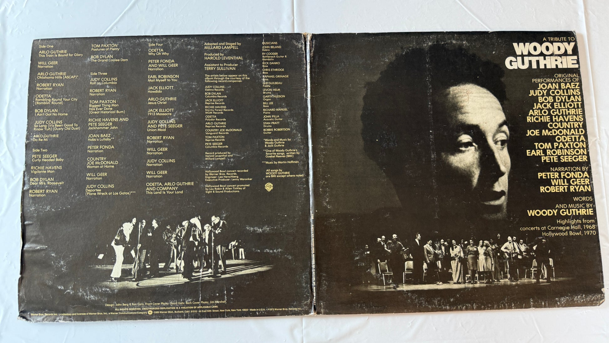 Various A Tribute To Woody Guthrie Used Vinyl LP VG\G+