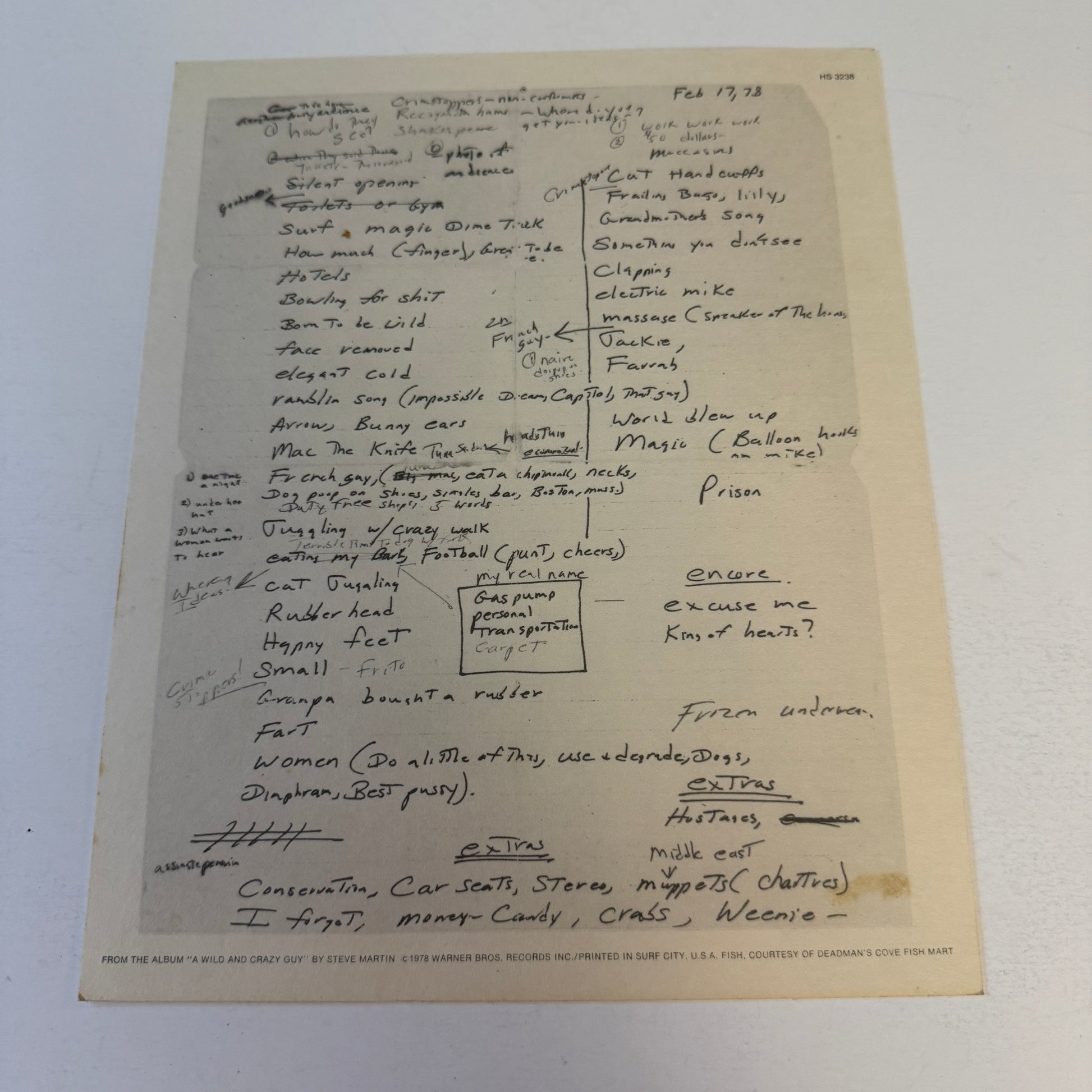 Steve Martin A Wild And Crazy Guy Used Vinyl LP VG+\G+