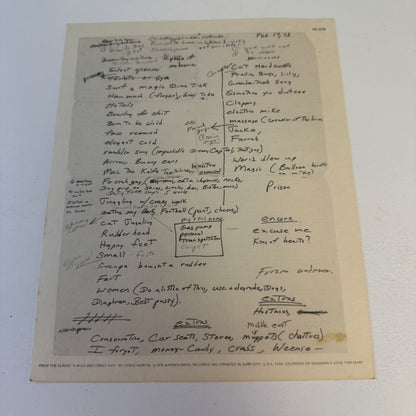 Steve Martin A Wild And Crazy Guy Used Vinyl LP VG+\G+