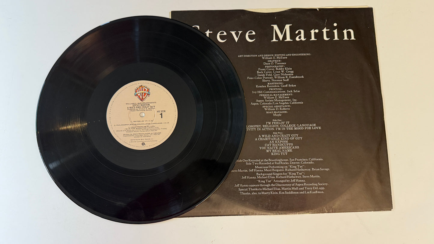 Steve Martin A Wild And Crazy Guy Used Vinyl LP VG+\VG