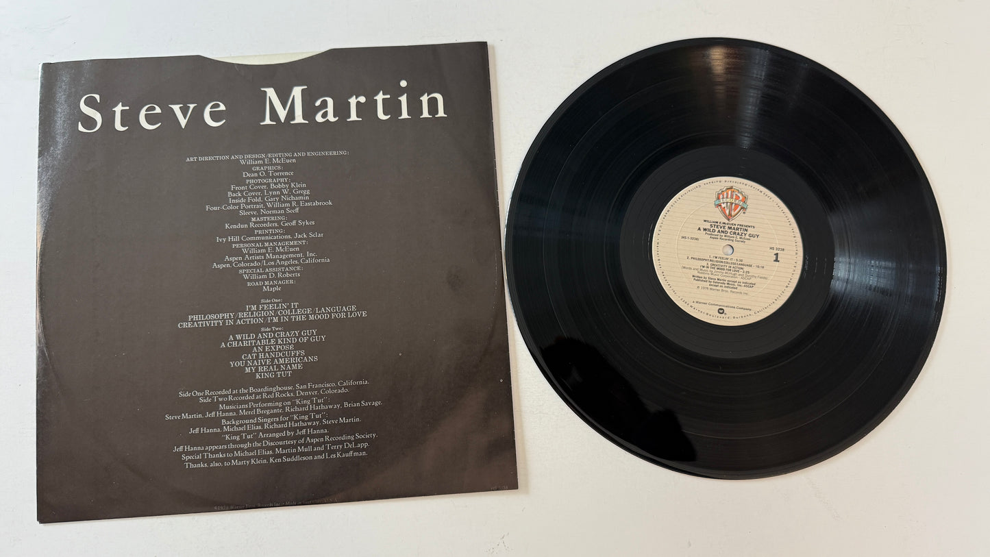 Steve Martin A Wild And Crazy Guy Used Vinyl LP VG+\VG+