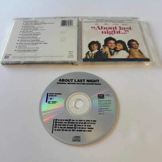 Various "About Last Night..." - Music From The Motion Picture Used CD VG+\VG+