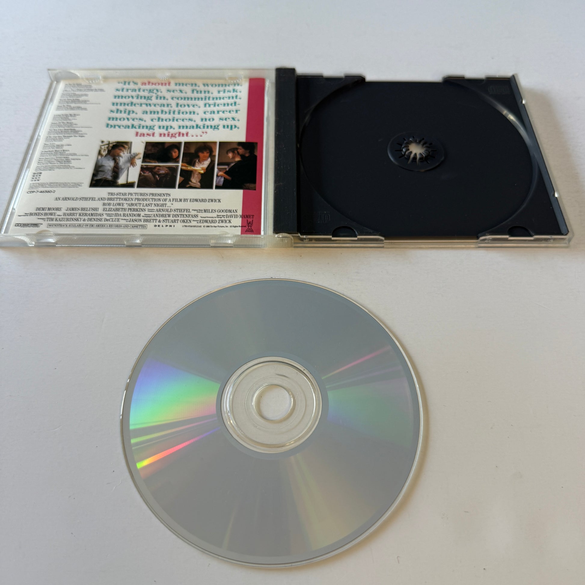 Various "About Last Night..." - Music From The Motion Picture Used CD VG+\VG+