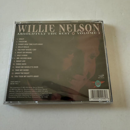 Willie Nelson Absolutely The Best Volume 1 New Sealed CD M\M