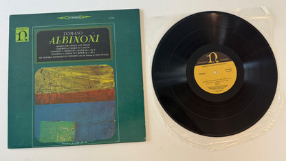 Tomaso Albinoni Adagio For Strings And Organ, Concerto A Cinque In C Major, Concerto A Cinque In C Major Op.5, No. 12, Concerto A Cinque In E Minor Op.5, No.9 Used Vinyl LP VG+\VG