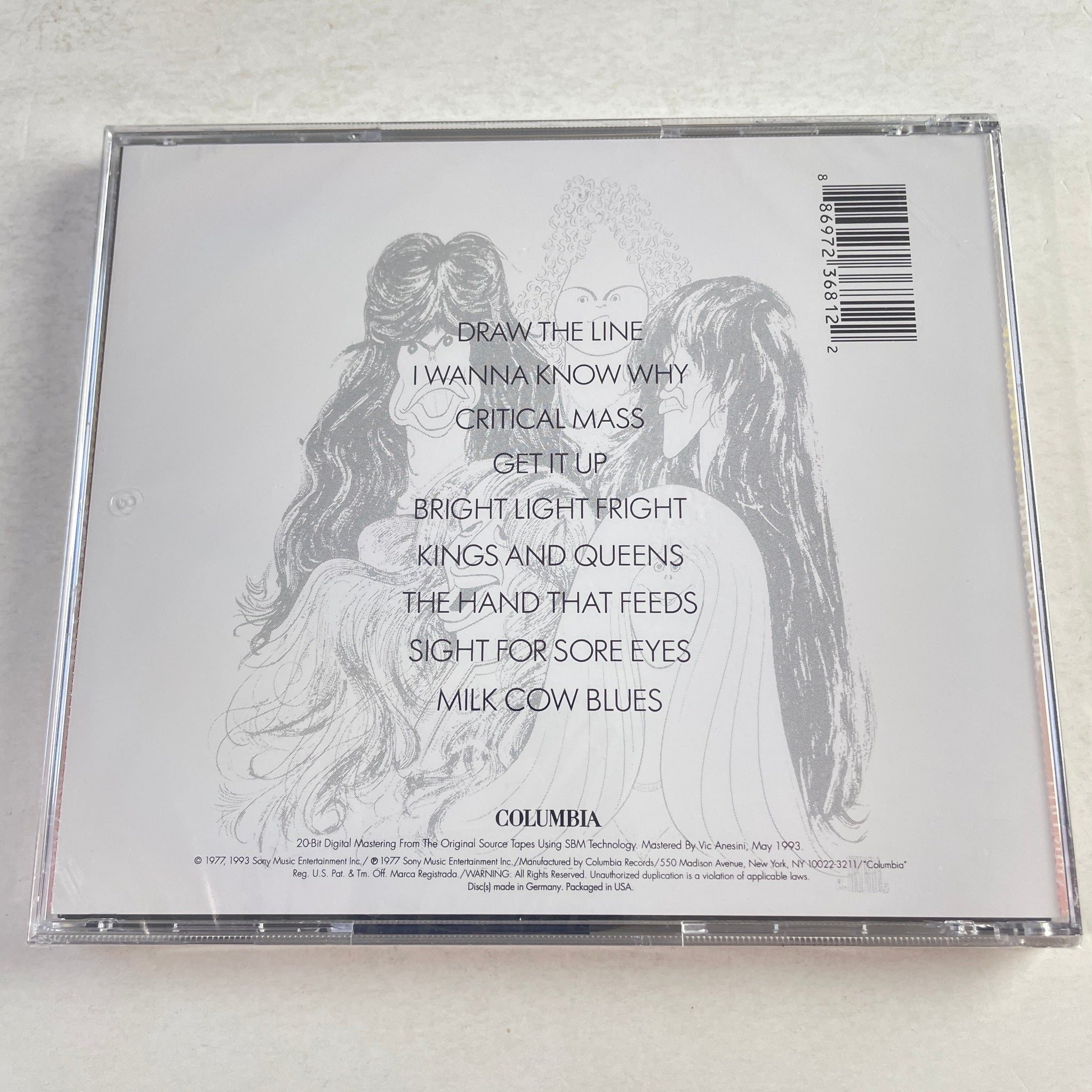 Aerosmith Draw The Line