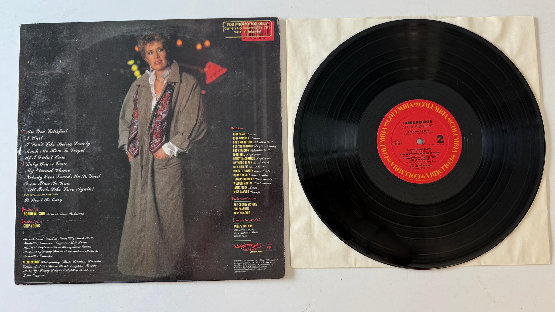 Janie Fricke After Midnight Used Vinyl LP VG+\VG