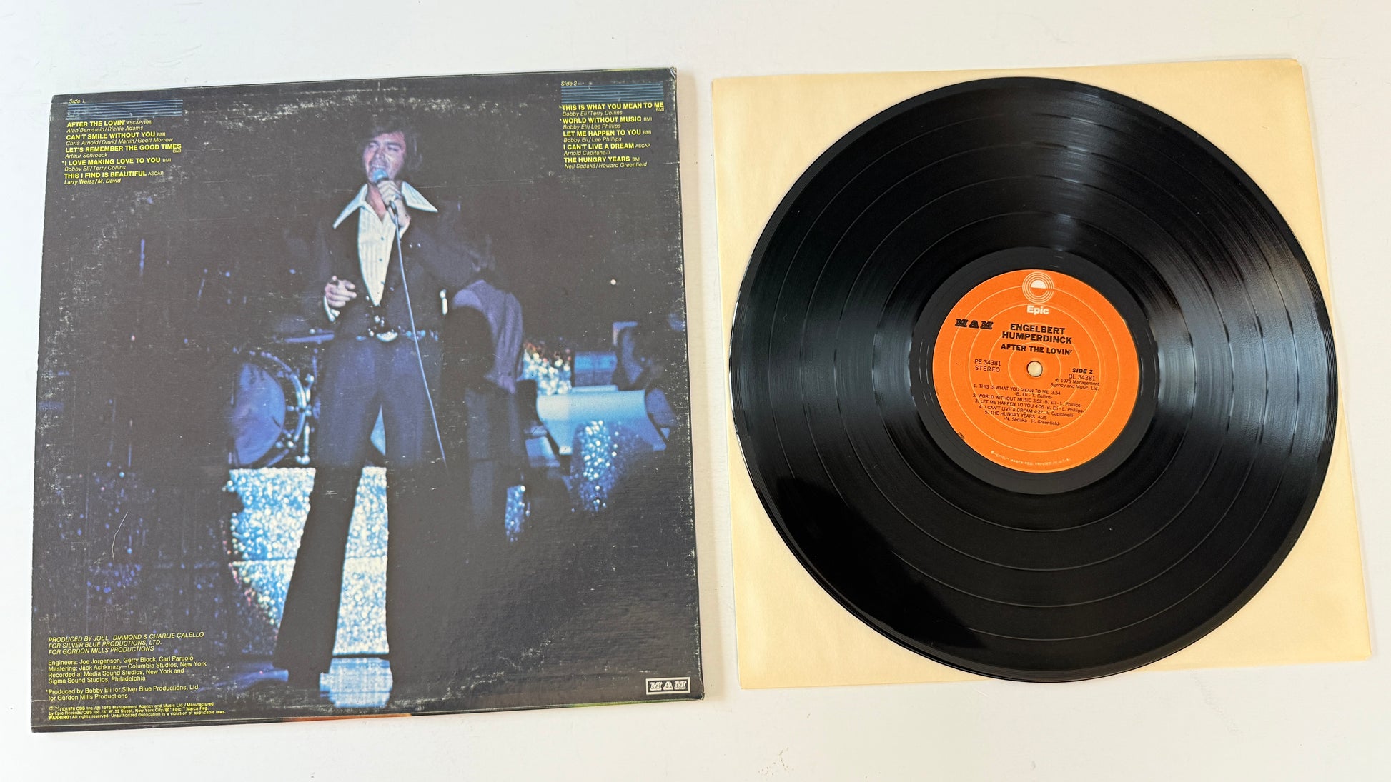 Engelbert Humperdinck After The Lovin' Used Vinyl LP VG+\VG