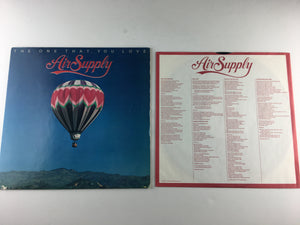 Air Supply The One That You Love Used Vinyl LP VG+\VG