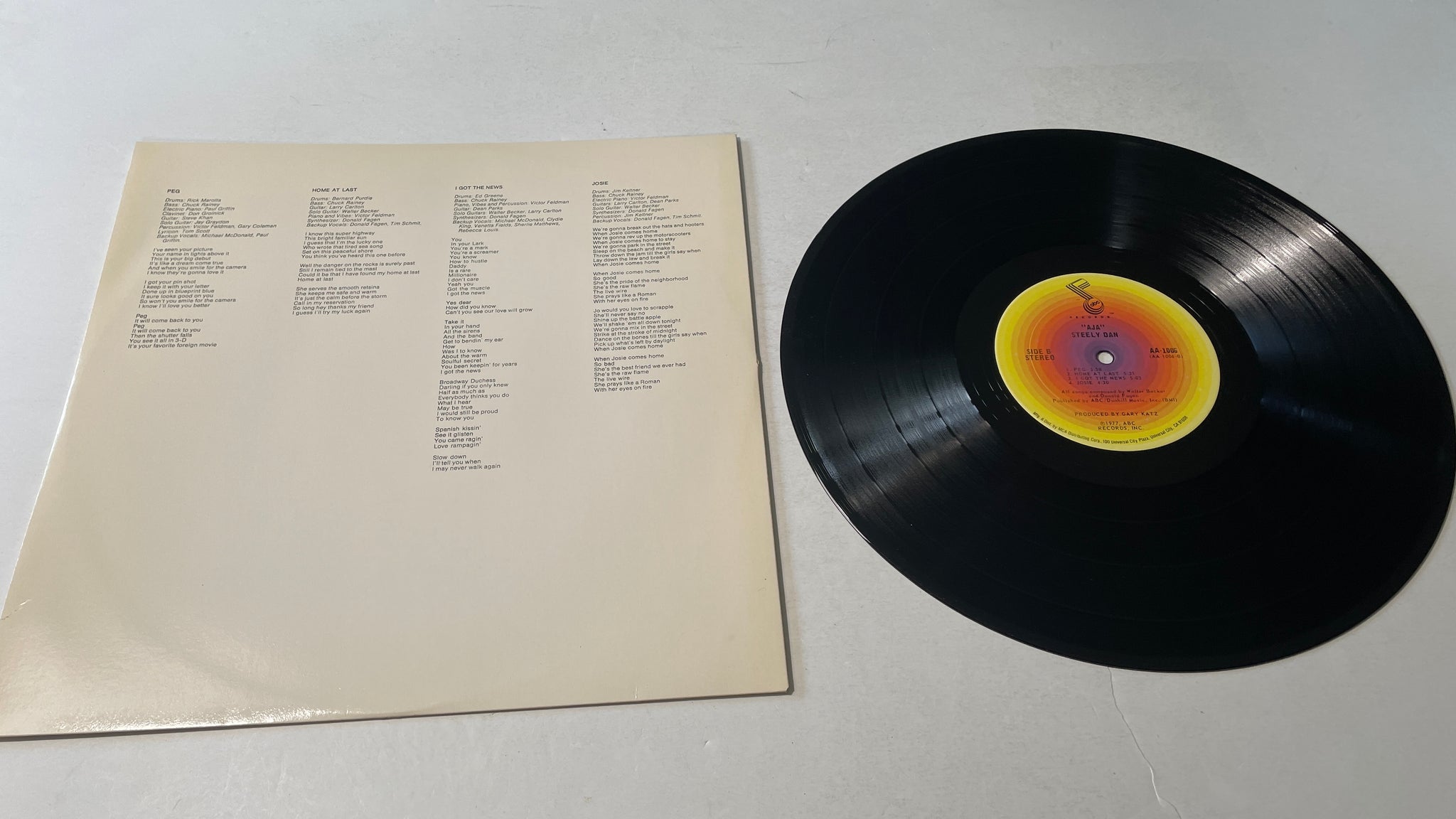 Steely Dan Aja Used Vinyl LP VG+\VG - Slow Turnin Vinyl