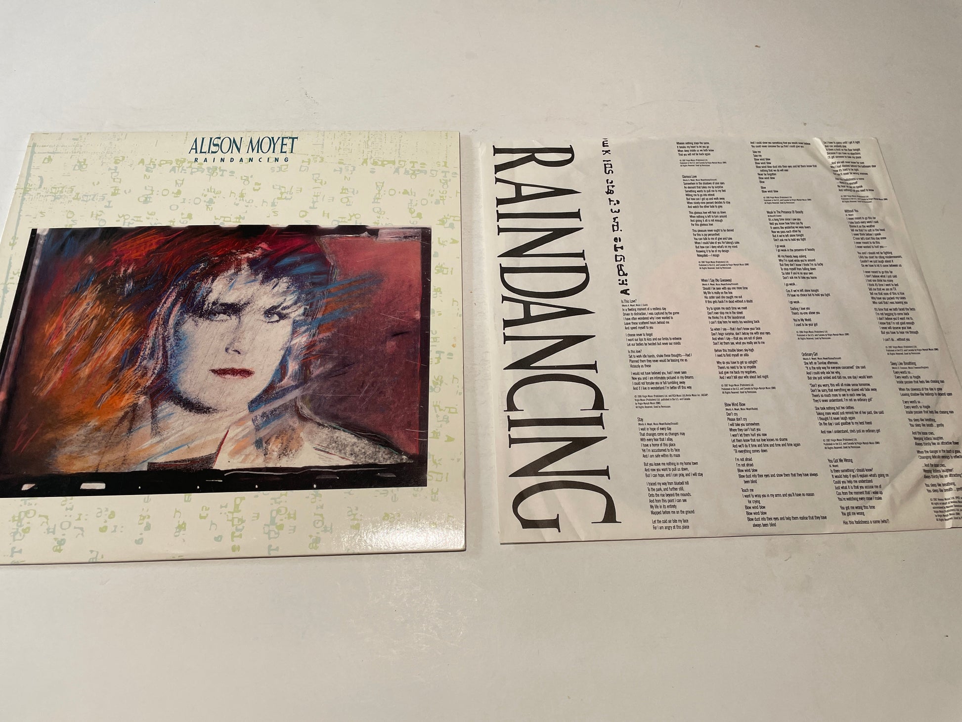 Alison Moyet Raindancing Used Vinyl LP VG+\VG+