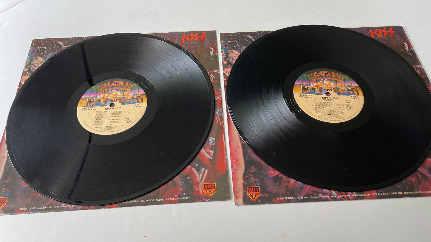 Kiss Alive II Used Vinyl 2LP VG+\G+