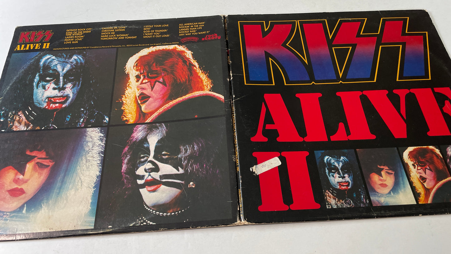 Kiss Alive II Used Vinyl 2LP VG+\G+