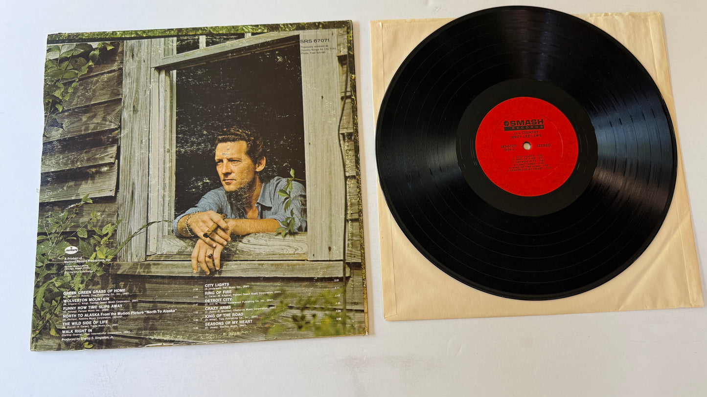 Jerry Lee Lewis All Country Used Vinyl LP VG+\VG