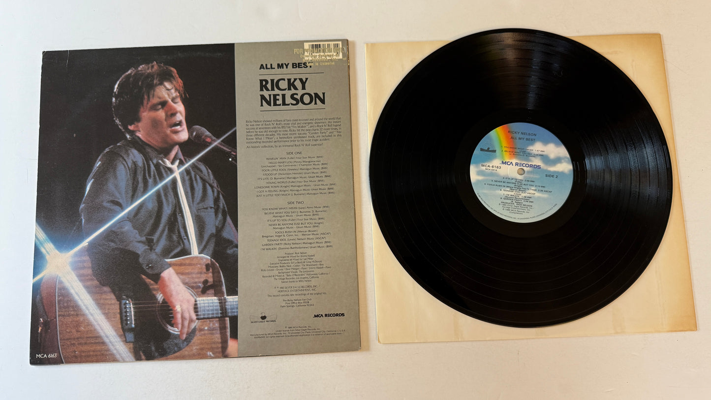 Ricky Nelson All My Best Used Vinyl LP VG+\VG