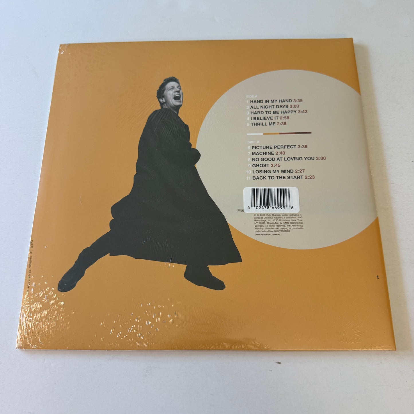 Rob Thomas All Night Days New Color Vinyl LP M\M