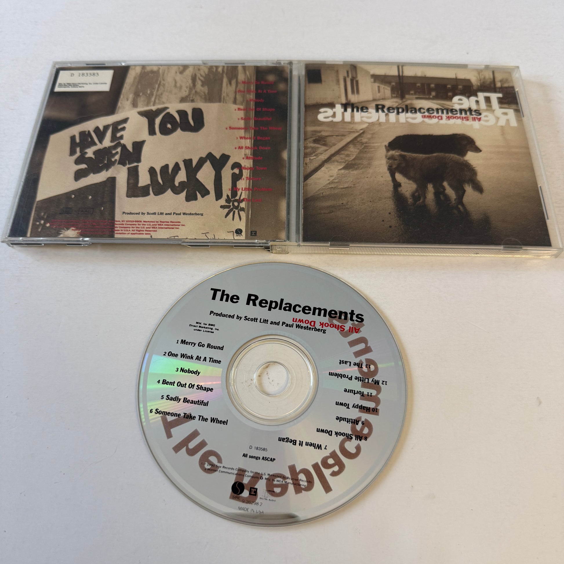 The Replacements All Shook Down Used CD VG+\VG+