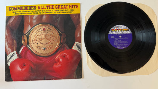 Commodores All The Great Hits Used Vinyl LP VG+\VG