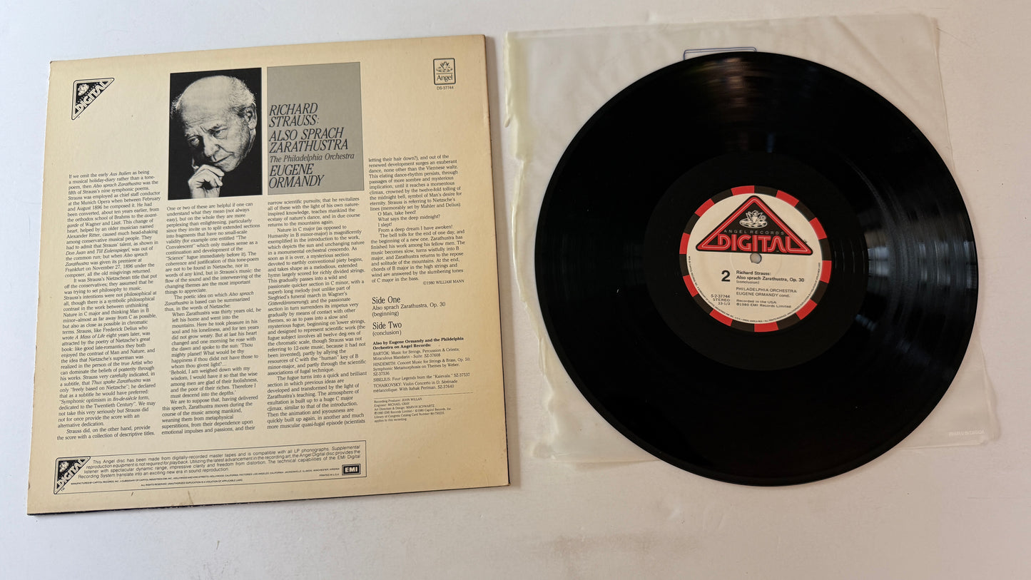 Richard Strauss Also Sprach Zarathustra Used Vinyl LP VG+\VG+