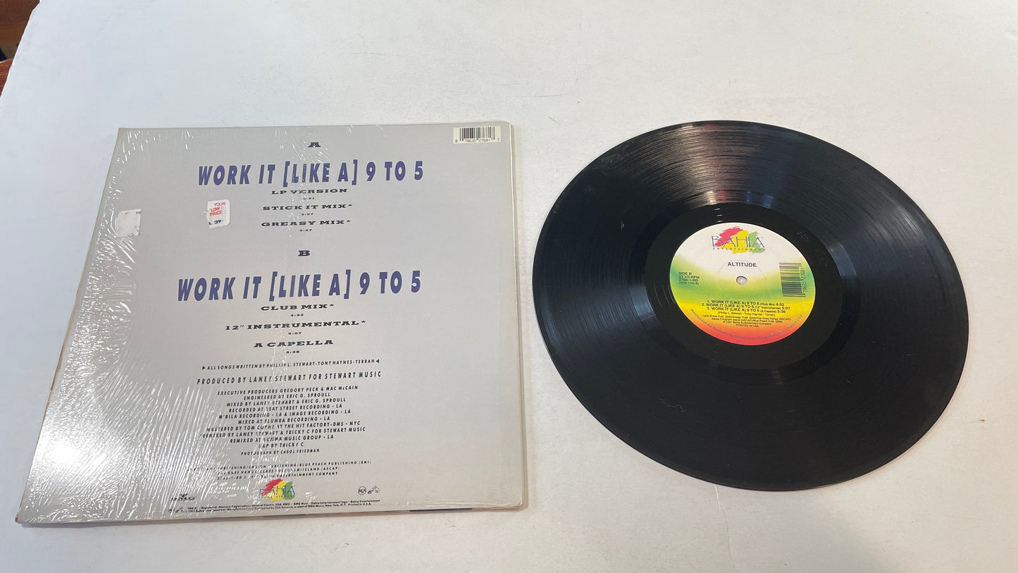 Altitude Work It (Like A) 9 To 5 Used Vinyl LP VG+\VG+