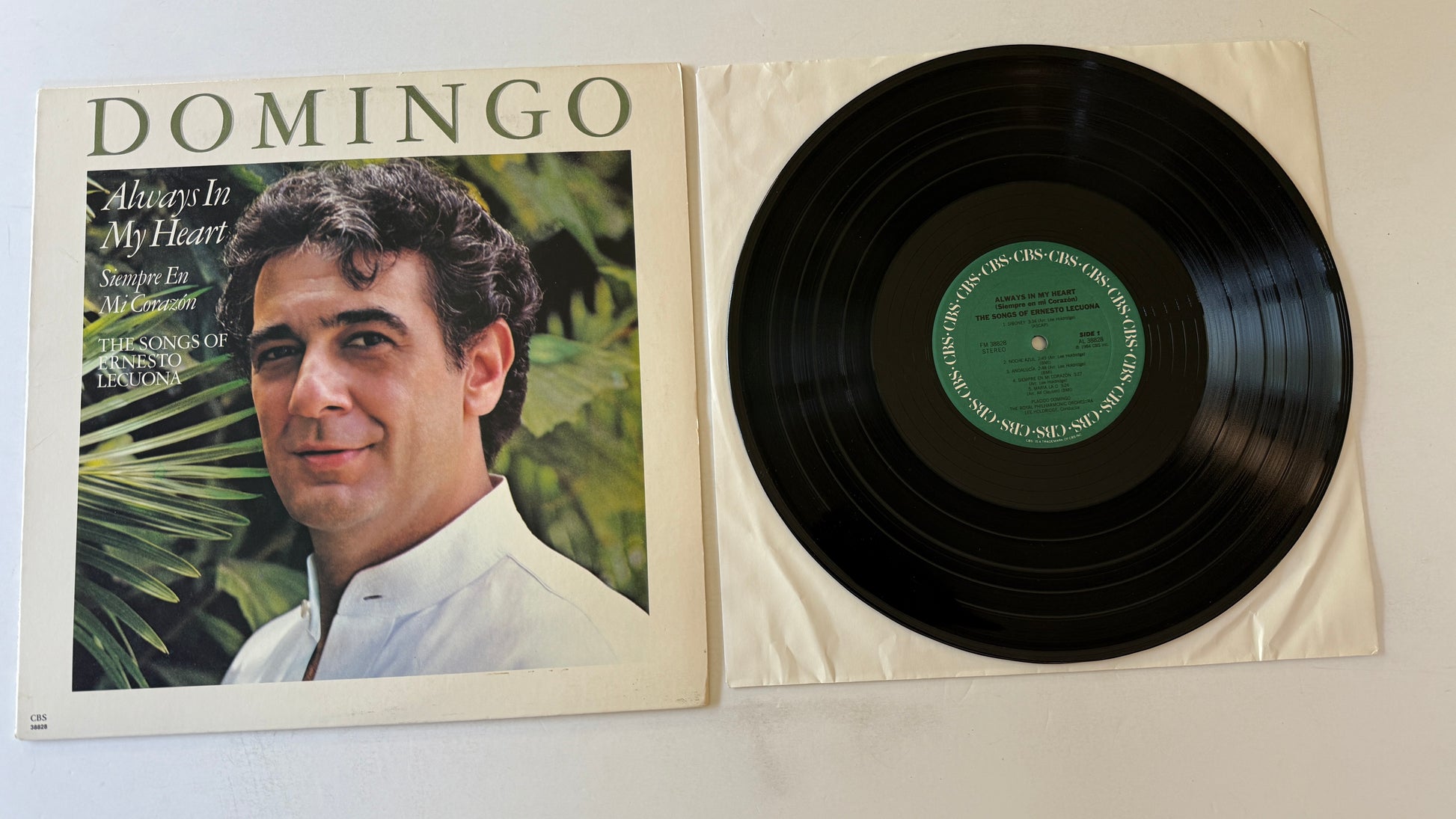 Placido Domingo Always In My Heart (Siempre En Mi Corazón) Used Vinyl LP VG+\VG+