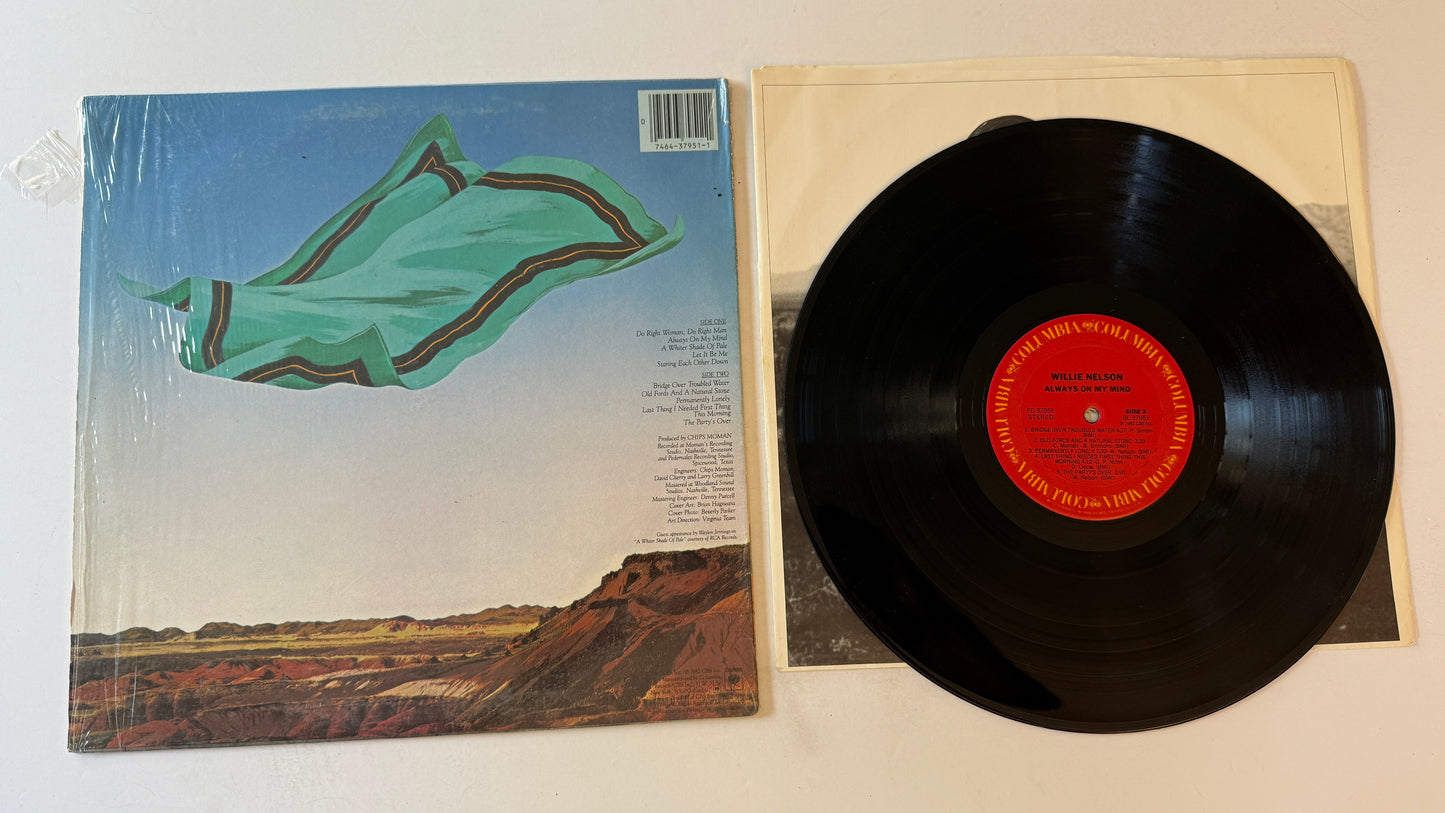 Willie Nelson Always On My Mind Used Vinyl LP VG+\VG+